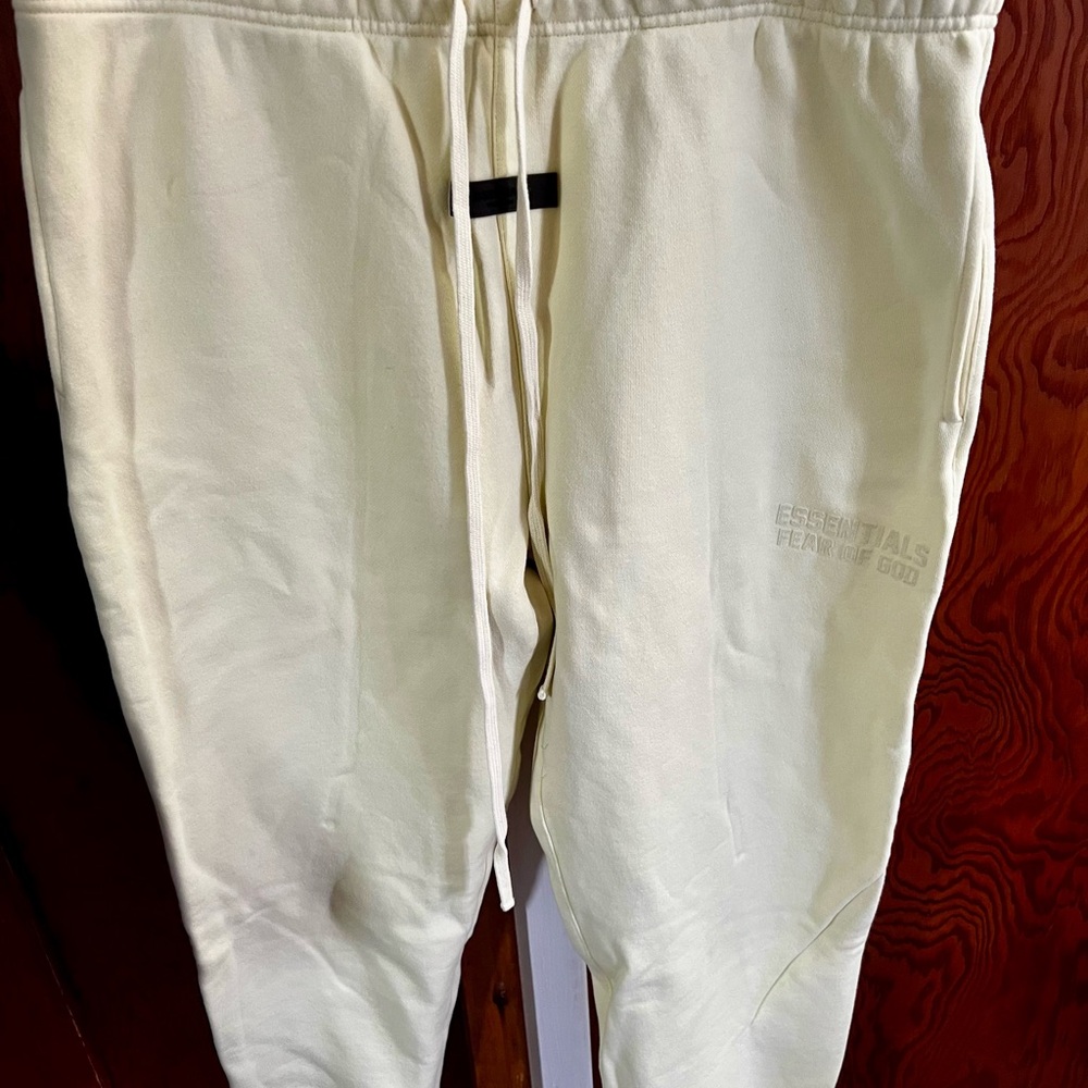 Essentials Men's Pale Yellow Sweatpants